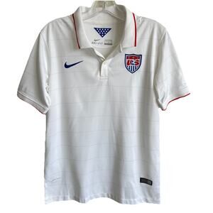 Nike USA Youth XL White Soccer Jersey 2014 Home Away US Shirt Authentic Kids